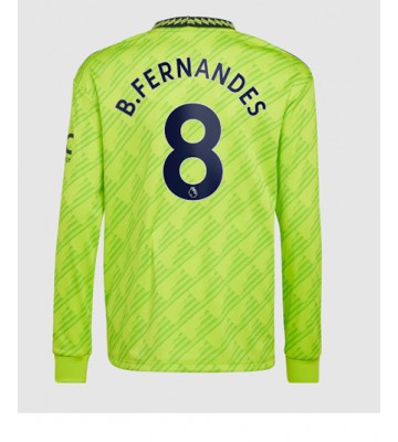 Manchester United Bruno Fernandes #8 Tredjedrakt 2022-23 Langermet